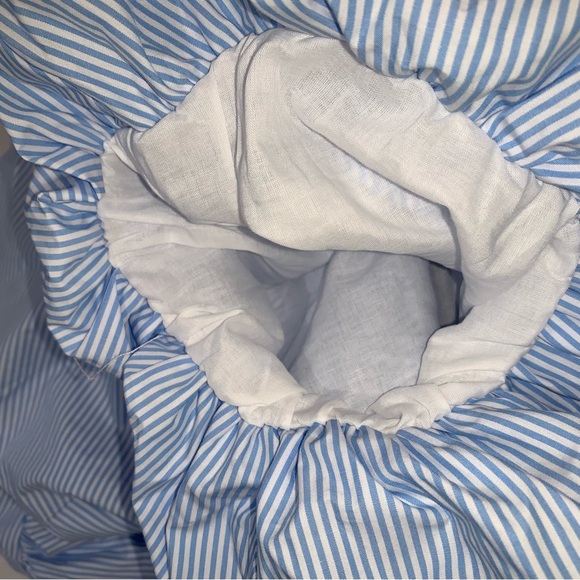 Kate Spade for Target collab! Blue white Striped Women's Top size 1XL new cotton - Picture 8 of 16